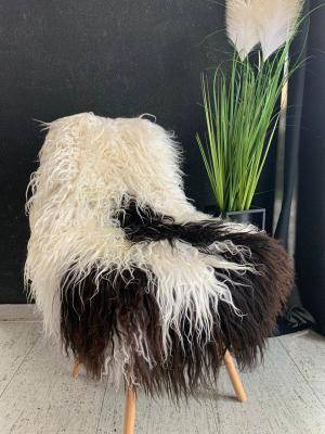 Skóry owcze - Islandzkie  - white-brown-island-sheepskin-adam-leather