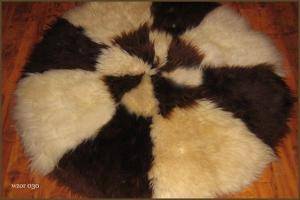 Skóry owcze - Dywany okrągłe - glamorous-round-carpets-sheepskin-adam-leather