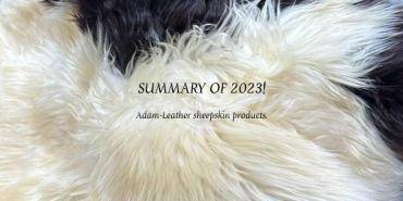 Skóry owcze - Podsumowanie roku 2023! Produkty z owczej skóry Adam-Leather!