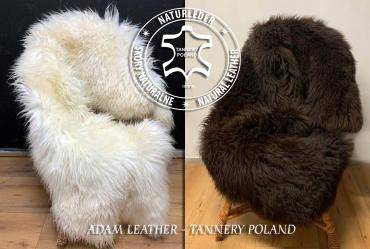 Skóry owcze - Podwójne skóry owcze Adam Leather to skóry organiczne, wysokiej jakości i naturalnie doskonale!