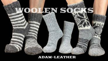 Skóry owcze - Firma Adam Leather oferuje wełniane skarpetki!